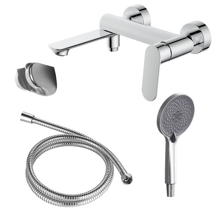 Смеситель для ванны Azario Alanti AZ-K3032 хром