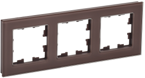 Рамка 3-постовая IEK Brite BR-M32-G-K45 темная бронза