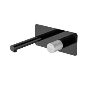 Смеситель для раковины Boheme Stick 125-SGM-MR-GR Shine Gun Metal Marble Grey