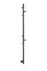 Полотенцесушитель электрический Vincea VTD-1DGE 15x140, черный, с таймером