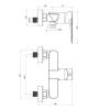 Смеситель для душа Paini Garda 76CR511 без аксессуаров, хром фото 3