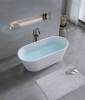 Ванна из искусственного камня Timo Solid ELISSA1700 белая, 170x80x58 фото 5