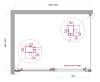 Душевой уголок BelBagno LUCE-AH-1-130/100-C-Cr профиль хром, стекло прозрачное, 130x100x195 фото 2