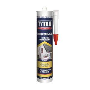 TYTAN PROFESSIONAL герметик силиконовый универсальный черный (280 мл)