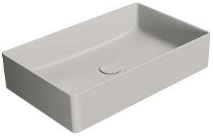 Раковина GSI Kube X 945317 серый матовый, 60x37