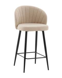 Стул полубарный Stool Group Ханнингем vd-hanningem-pf-beige бежевый, велюр