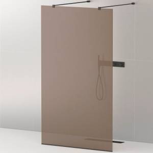 Душевая перегородка Cezares Liberta LIBERTA-L-2-90-120-BR-NERO черный