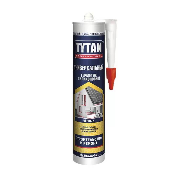 TYTAN PROFESSIONAL герметик силиконовый универсальный черный (280 мл)