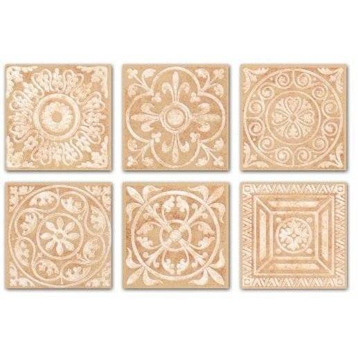 Вставка Kerama Marazzi Сонет D1294/SG1550 Карамель 4.7x4.7