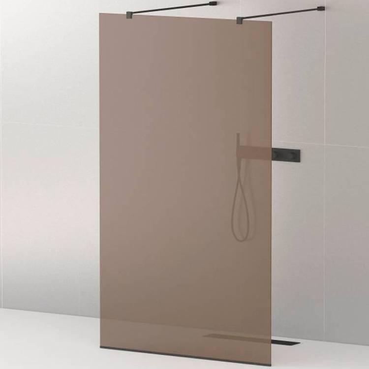 Душевая перегородка Cezares Liberta LIBERTA-L-2-90-120-BR-NERO черный
