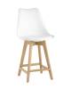Набор из 4 полубарных стульев Stool Group Frankfurt Y815A-65CM white X4 белый фото 2