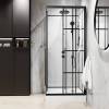 Душевая кабина Niagara Standart ST90/15QL/KL/BKT 900х900х2150, профиль черный матовый, левая, 3 места фото 5