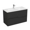 Тумба под раковину Veneciana Veneto 100 510035 черный матовый