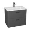 Тумба с раковиной Veneciana Tuscany 70 57046 графит матовый