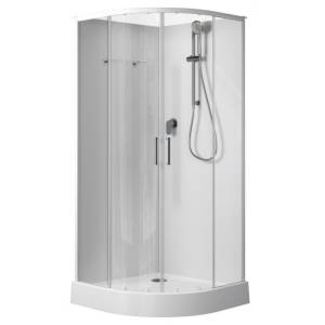 Душевая кабина Aquanet Passion EVO 267252 90x90, профиль хром, стекло прозрачное, без крыши