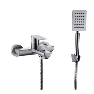 Смеситель для ванны ESKO Ekaterinburg EK54 с душевым гарнитуром, нержавеющая сталь