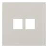 Лицевая панель для двойной информационной розетки Rikett 35442 LN лен