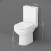 Унитаз-компакт AM.PM Spirit V2.0 C708600WH FlashClean с микролифтом C707858WH фото 9