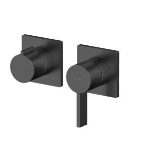 Внешняя часть смесителя WHITECROSS X 2-XT1442GM на 2 потребителя, оружейная сталь