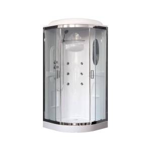 Душевая кабина Royal Bath RB90HK2-T-CH+EL с низким поддоном