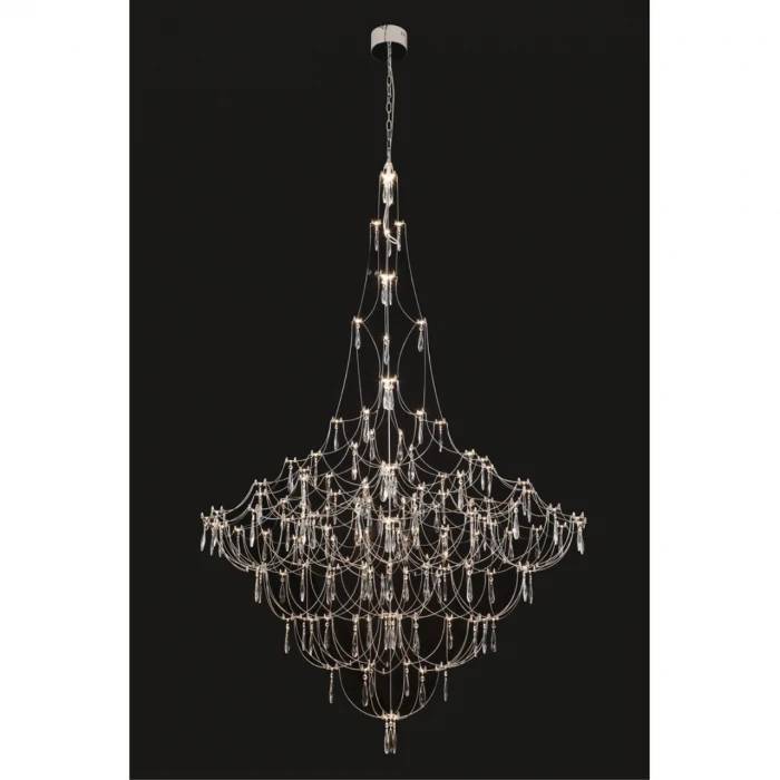 Большая подвесная светодиодная люстра Omnilux Ovindoli OML-95603-132