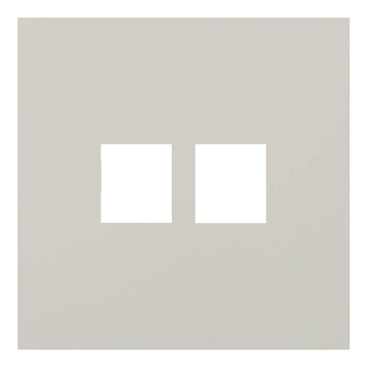 Лицевая панель для двойной информационной розетки Rikett 35442 LN лен