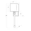 Бра Imperium Loft Regina Andrew Crystal Sconce 149048-22 фото 2