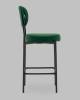 Стул полубарный Stool Group Бриф DD AV 477-C69-9005 (PP) зеленый, велюр фото 4