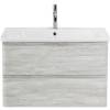 Тумба под раковину Belbagno Albano-Cer ALBANO-CER-800-2C-SO-RVB 77x44x50 Rovere Vintage Bianco подвесная с двумя выкатными ящиками