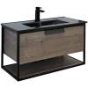 Тумба с раковиной Comforty Бонн 90 00-00001937 дуб темный