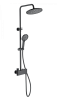 Душевая стойка Wonzon & Woghand WW-B3110-MB с термостатом, черный
