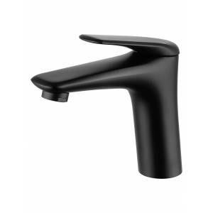 Смеситель для раковины Wonzon & Woghand WW-A41222-MB черный матовый