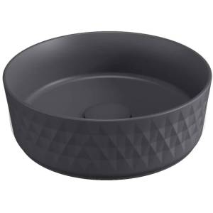 Раковина Isvea Davanti 10NF67036SV-2C антрацит матовый, 36 см