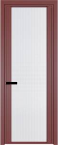 Межкомнатная дверь Profil Doors 2 AGP цвет профиля Красный антрацит, стекло безопасное 6 мм мору белый 800x2000