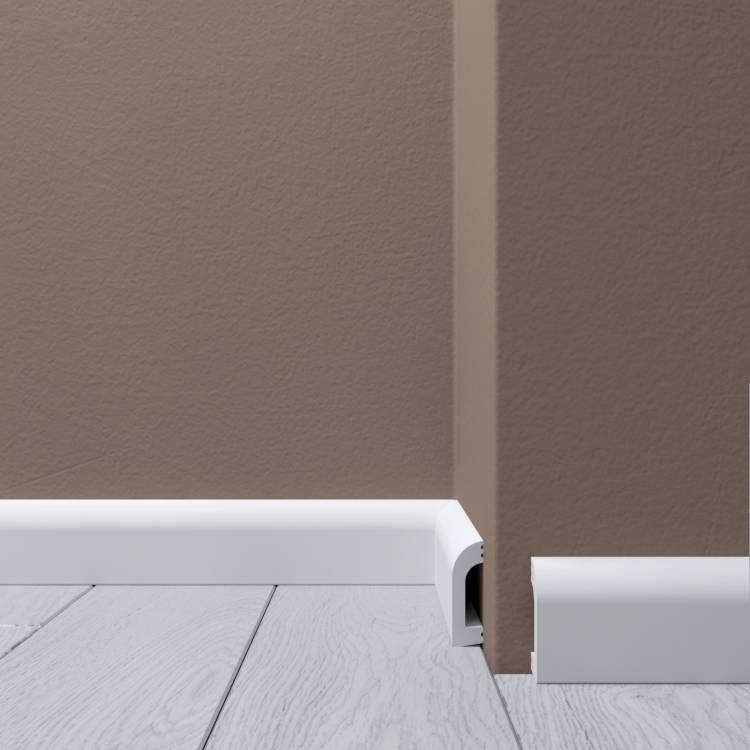 Плинтус напольный Де-Багет XPS Polymer Н 12 200x1.2x4