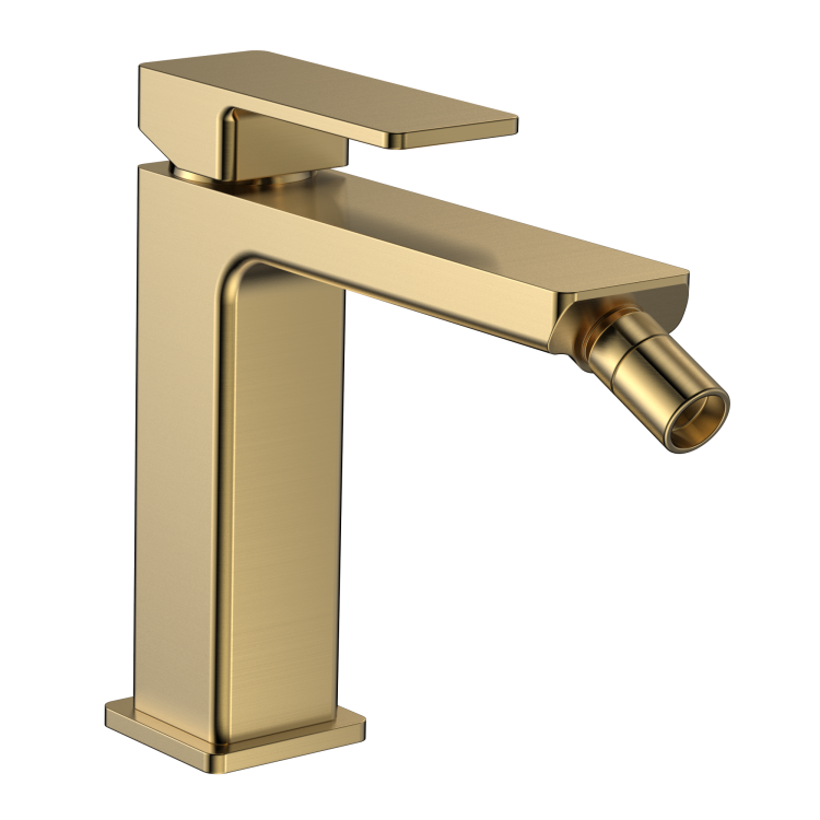 Смеситель для биде AQUAme Savona AQM6816BG золото шлифованное