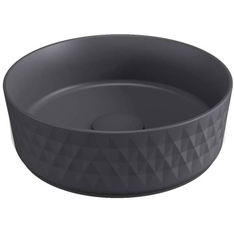 Раковина Isvea Davanti 10NF67036SV-2C антрацит матовый, 36 см