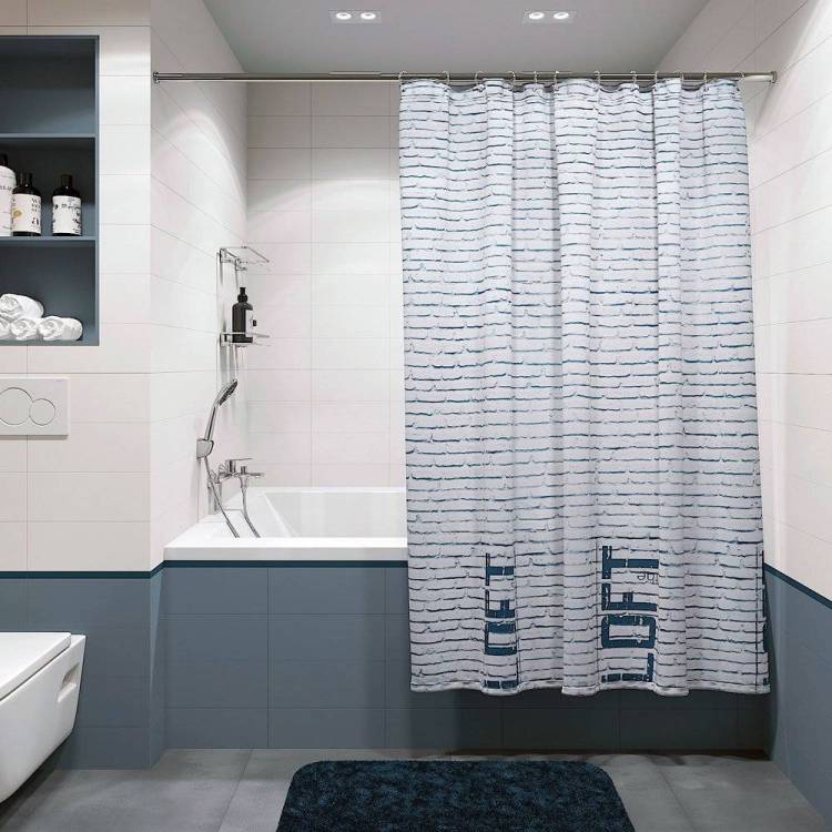 Штора для ванной Fora FOR-LT097 180х180 см, loft