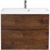 Тумба с раковиной BelBagno Marino H80 rovere moro фото 2