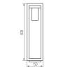Садовый светильник Kanlux VIMO 80 BR 34989 фото 2