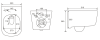 Комплект Grohe GRH775002510 Инсталляция для унитаза Grohe Rapid SL + Унитаз подвесной beWash Schutz безободковый, с сиденьем микролифт, белый глянец фото 2