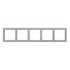 Рамка 5-постовая Voltum S70 VLS100516 серый фото 2