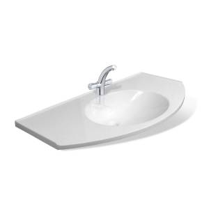 Раковина Эстет Флорида ФР-00014966 100 см, белая матовая