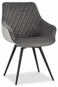 Кресло Stool Group Сеул AV 333-H18-K14PM-08 темно-серый