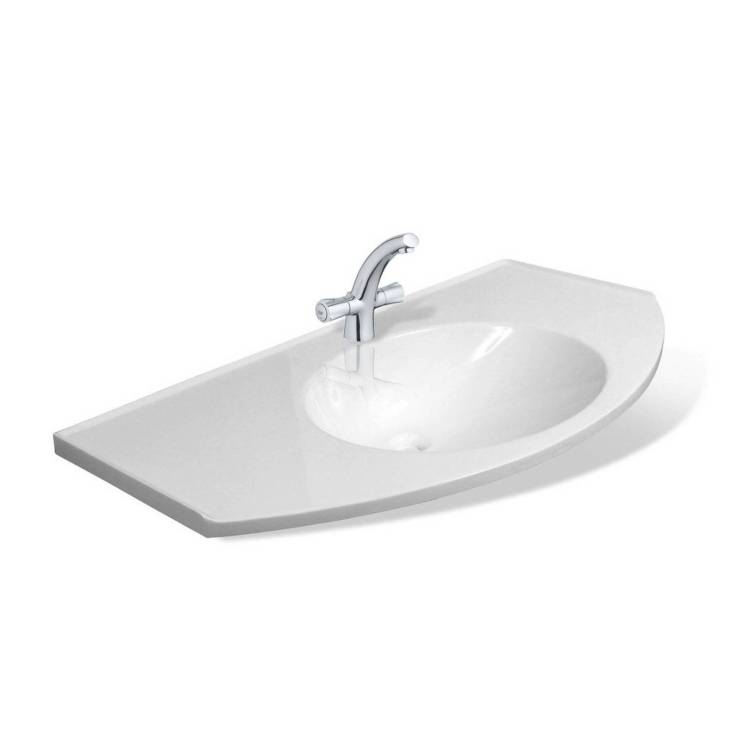 Раковина Эстет Флорида ФР-00014966 100 см, белая матовая