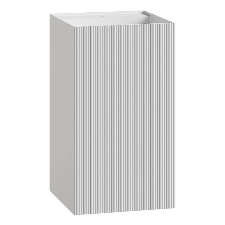 Раковина Armadi Art Cube 802-R-MW напольная, Matt White, 48x48 см