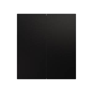 Выключатель 2-клавишный проходной Kranz Strong KR-78-0709-5 антрацит