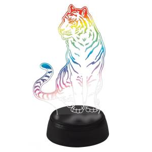 Светодиодная фигура Uniel ULI-M507 RGB/3AA Tiger/Black