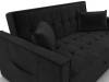 Диван прямой Лига Диванов Лига-104 (140) 134873 Черный фото 4