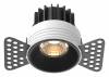 Встраиваемый светильник Maytoni Technical Round DL058-7W3K-TRS-B